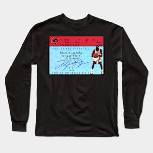 BASKETBALLART -JORDAN CARD 10 Long Sleeve T-Shirt